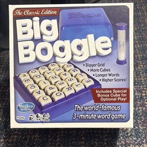 Preloved Big Boggle Board Game the classic edition